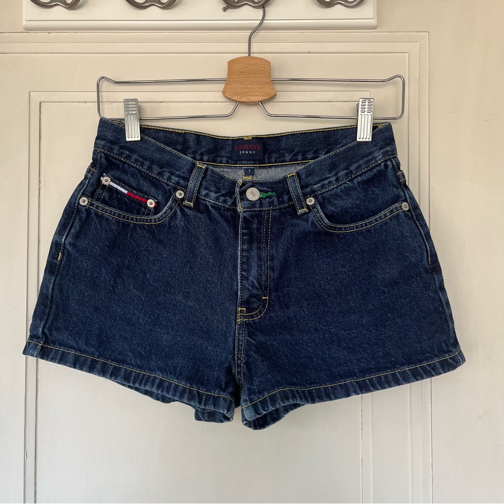 Tommy Hilfiger Women's Dark Blue Jean Shorts